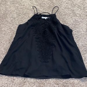 Black going out tank top